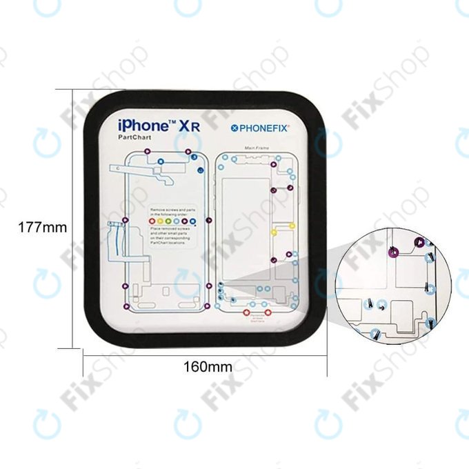 Tapis à vis magnétique pour iPhone 6 - 11 Pro Max
