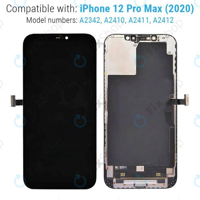 Apple iPhone 12 Pro Max - Écran LCD + Écran Tactile + Cadre Dur OLED FixPremium