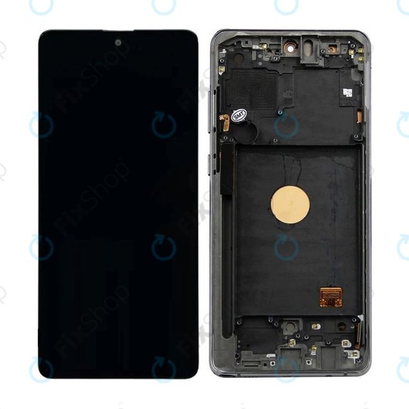 Samsung Galaxy Note 10 Lite N770F - Écran LCD + Écran tactile + Cadre (Aura Black) TFT