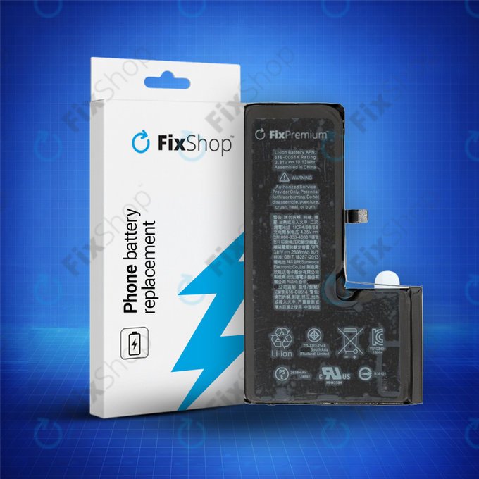 Apple iPhone XS - Batterie 2658mAh FixPremium