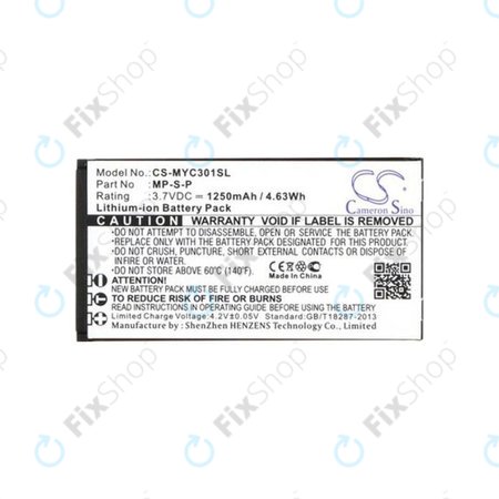 myPhone 3010 Classic - Batterie MP-SP 1250mAh HQ