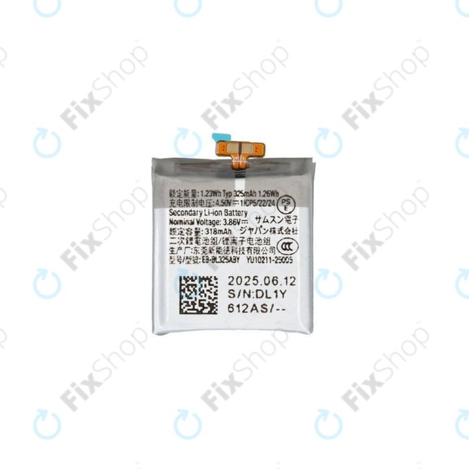 Samsung Galaxy Watch 8 L320N, L325U - Batterie EB-BL325ABY 435mAh - GH43-05278A Genuine Service Pack