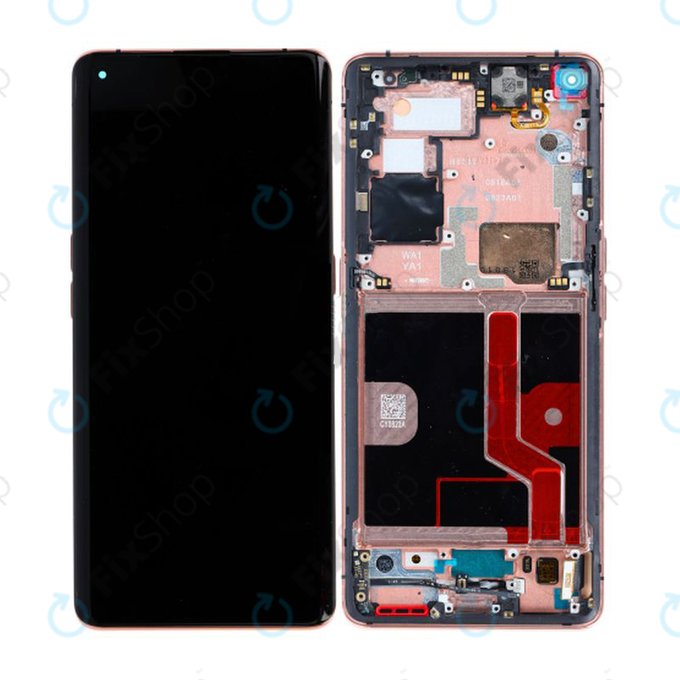 Oppo Find X2 Pro - Écran LCD + Ecran Tactile + Cadre (Orange) - 5D68C21151 Genuine Service Pack