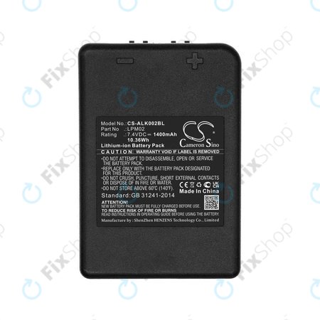 Batterie pour Autec Funkfernsteuerung Air, Modular AJM, 1400mAh, Li-Ion, 7.4V, LPM02, HQ