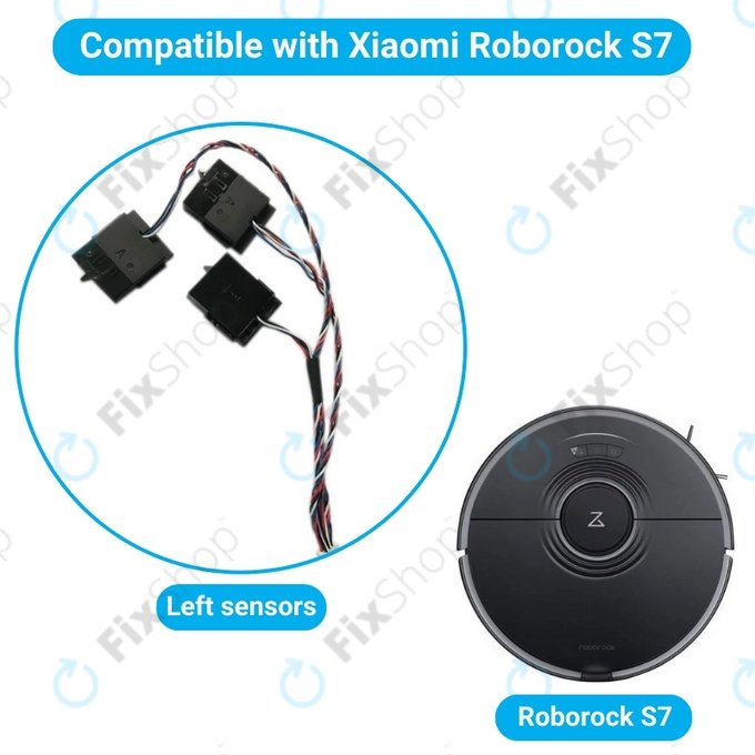 Xiaomi Roborock S7 - Capteurs de chute (gauche)