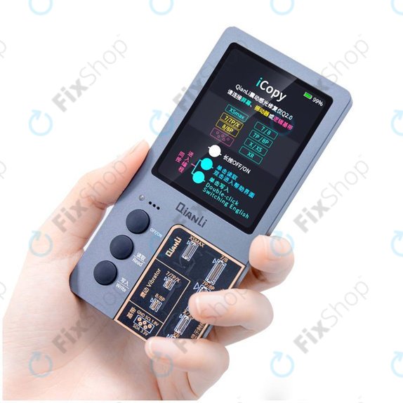 QianLi iCopy Plus 2.2 - True Tone, capteur de lumière, programmeur de vibrations et testeur de batterie (iPhone 7 - 11 Pro Max)