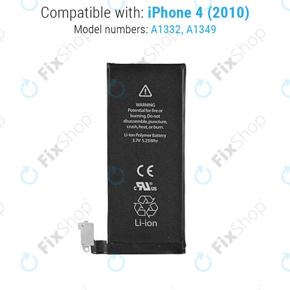 Batterie pour iPhone 4, 1420mAh