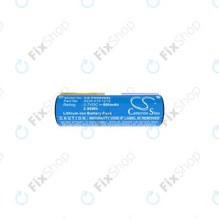 Batterie pour Oral-B Genius X, Smart 6000, Philips Diamondclean, Easyclean, 800mAh, Li-Ion, 3.7V, 4235 010 13068, HQ