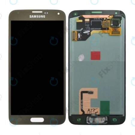 Samsung Galaxy S5 G900F - Écran LCD + Écran Tactile (Or Cuivre) - GH97-15959D, GH97-15734D Genuine Service Pack
