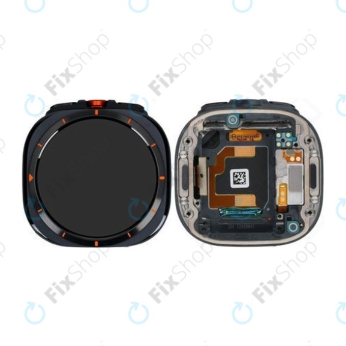 Samsung Galaxy Watch Ultra (LTE) SM-L705U - Écran LCD + Écran tactile + Cadre (Dark Grey) - GH82-35194A Genuine Service Pack