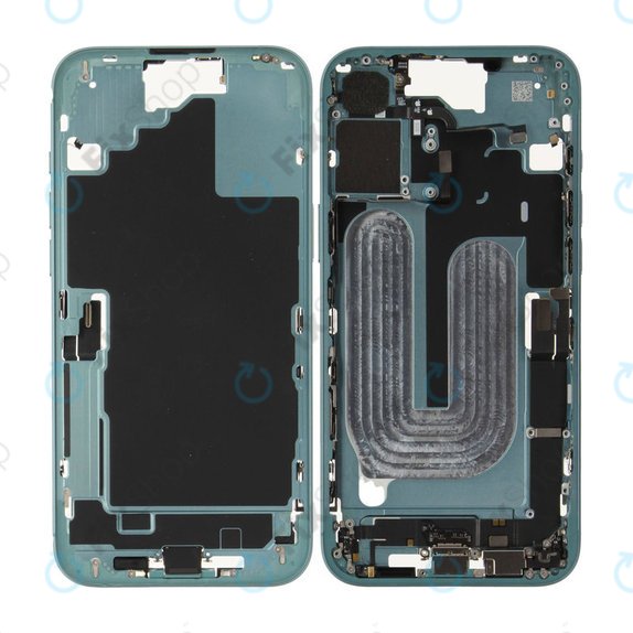 Cadre central avec batterie pour iPhone 16 Plus | Green | ZD076-00688 | Genuine Apple