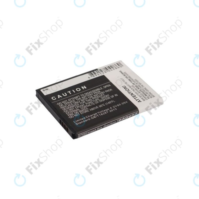 Batterie pour Samsung i9100, Galaxy S II, 1600mAh, Li-Ion, 3.7V, EB-F1A2GBU, HQ