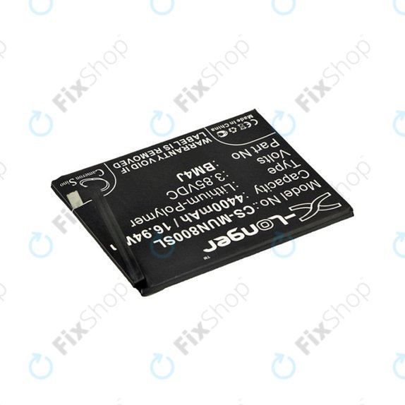 Batterie pour Xiaomi Redmi Note 8 Pro, 4400mAh, Li-Pol, 3.85 V, BM4J, HQ
