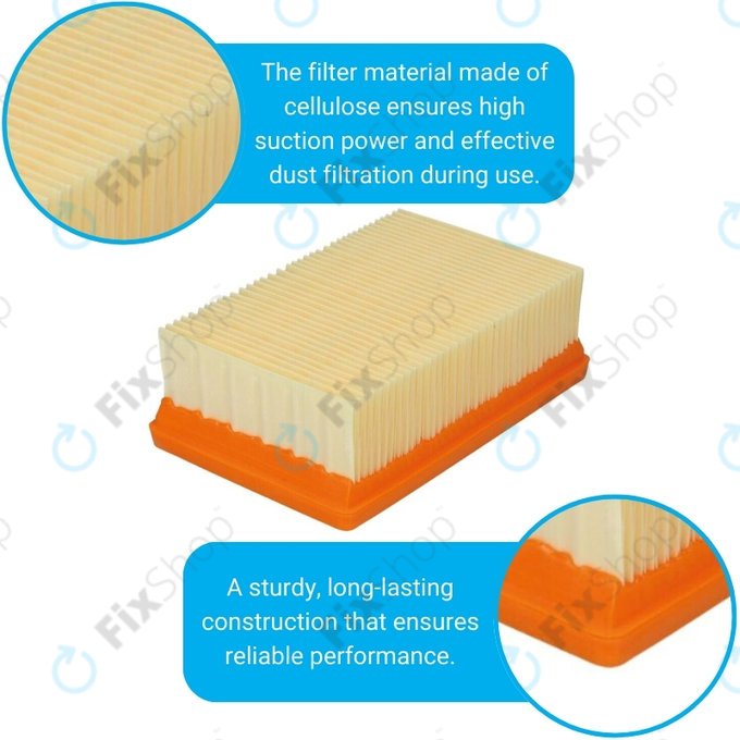 Kärcher WD-series, MV-series, KWD-series - Filtre plat