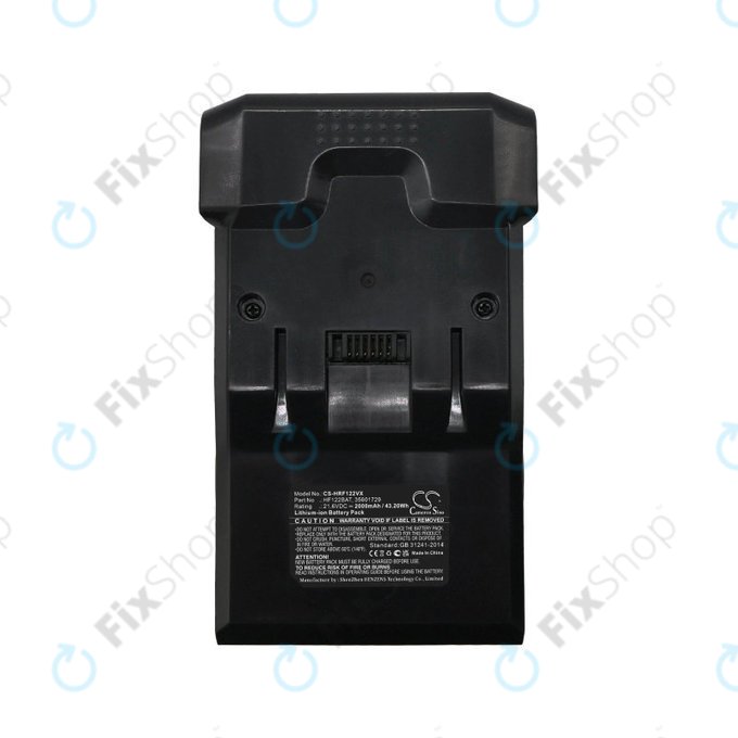 Batterie pour Hoover H Free, HF122, 2000mAh, Li-Ion, 21.6V, HF122BAT, HQ