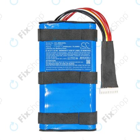 Batterie pour JBL Boombox 3, 10400mAh, Li-Ion, 7.4V, IDA109GA, HQ