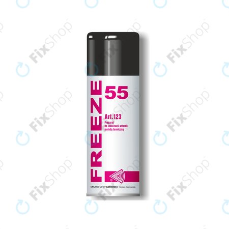 Freeze 55 - Spray Gel -55°C (Inflammable, Non Conducteur) - 400ml