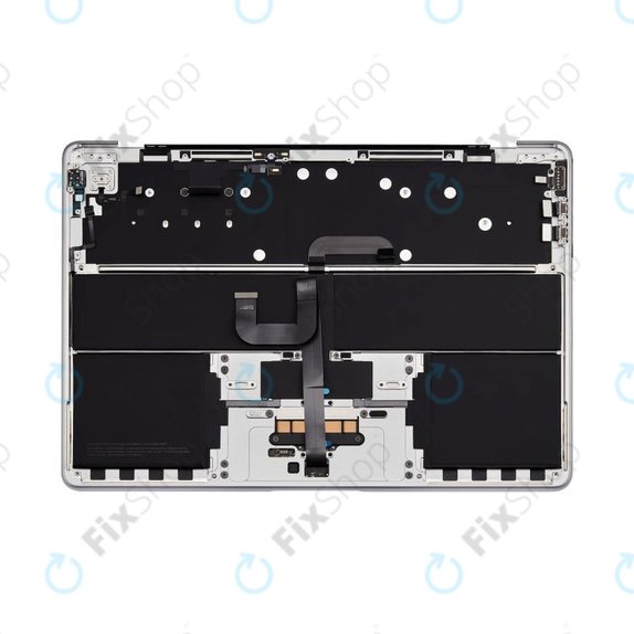 Cadre supérieur clavier pour MacBook Air 13", A3113 (2024), avec clavier US et batterie, Silver, 661-40228, Genuine Apple