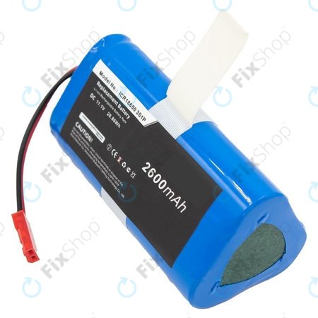 Ecovacs CEN250, V700 - Batterie ICR18650 3S1P Li-Ion 11.1V 2600mAh