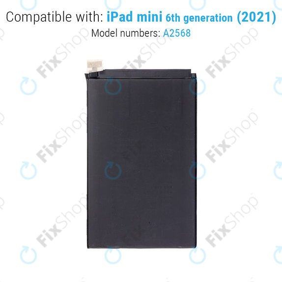 Batterie pour iPad Mini 6, Mini (2024), 5124mAh, A2522