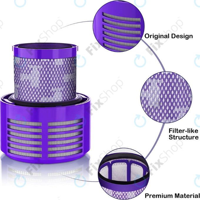 Dyson V10 - Filtre a poussiere