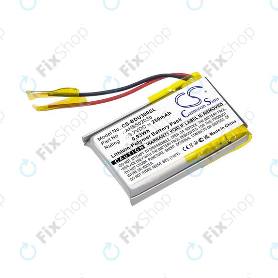 Batterie pour Bosch Bdu3xx, Bosch Intuvia Display, 250mAh, Li-Pol, 3.7V, 502030, HQ