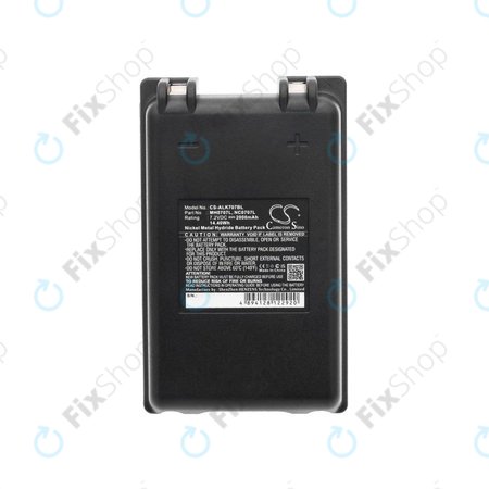 Batterie pour Autec FUA10, UTX97 Transmitter, 2000mAh, Ni-MH, 7.2V, MH0707L, HQ