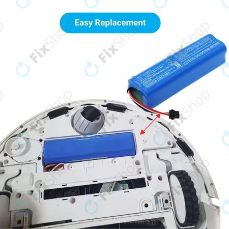 Xiaomi Roidmi EVE Plus, Viomi, Lydsto, Proscenic, Tefal - Batterie NR18650 M26-4S2P, SUN-INTE-181, H18650CH-4S2P Li-Ion 14.4V 6700mAh HQ