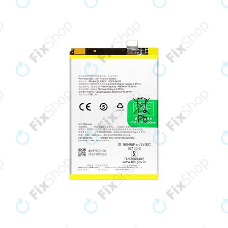 Oppo A78 - Batterie BLP923 5000mAh