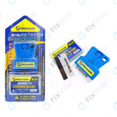Mechanic BC10S - Jeu de lames en céramique à isolation très tranchante