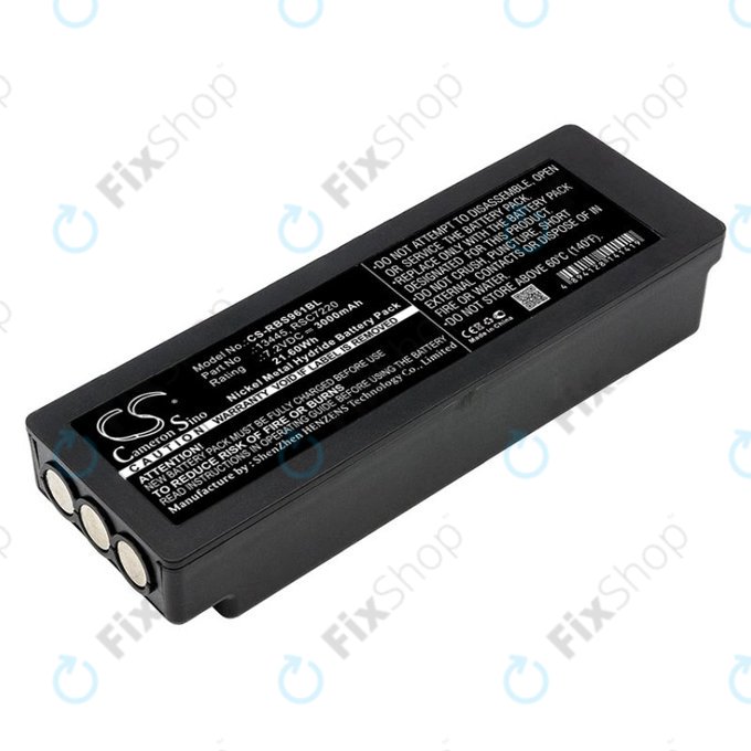 Batterie pour Scanreco 590, Cifa, Effer, 3000mAh, Ni-MH, 7.2V, RSC7220, HQ