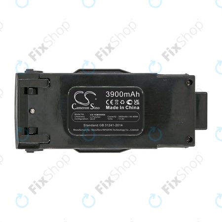Batterie pour Yuneec Mantis G, Q, 3900mAh, Li-Pol, 11.4V, YUNB3S2800, HQ