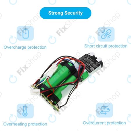 Philips PowerPro Duo, Aqua, Daily Duo - Batterie 69-2008-009-223 Li-Ion 18V 2000mAh HQ