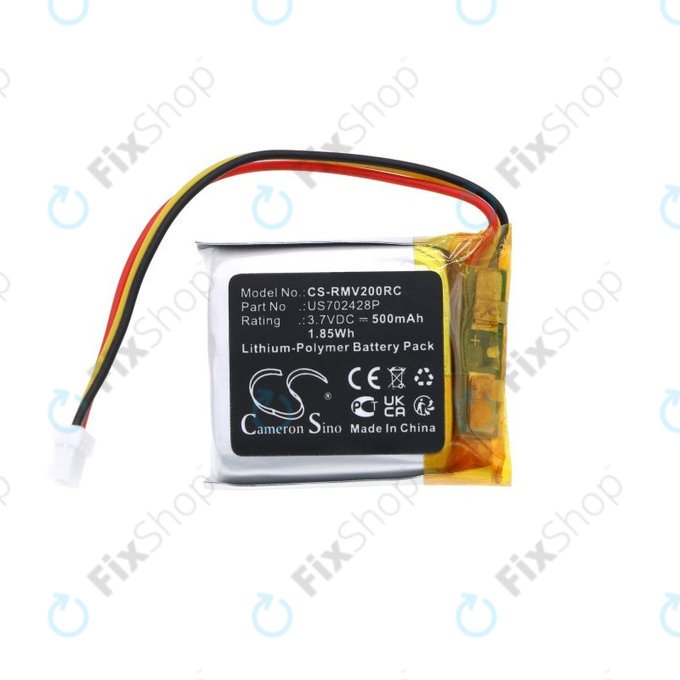 Batterie pour Razer Viper Ultimate, Viper V2 Pro, 500mAh, Li-Pol, 3.7V, US702428P, HQ