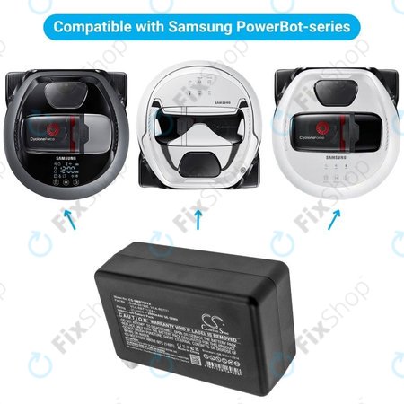 Samsung PowerBot-series - Batterie DJ96-00193E, VCA-RBT71 Li-Ion 21.6V 2600mAh HQ