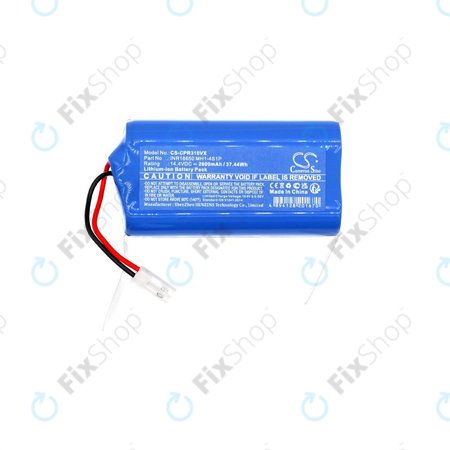 Batterie pour Concept VR3110, VR3115, VR3000, 2600mAh, Li-Ion, 14.4V, INR18650 MH1-4S1P, HQ