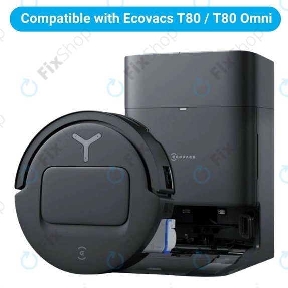 Kit de pièces de rechange pour Ecovacs T80 Omni, T80 (2x Brosse principale, 4x Filtre, 4x Brosse latérale)