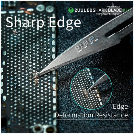 Lames de scalpel Shark n°11, BB, 2UUL DA18, 100 pcs/boîte