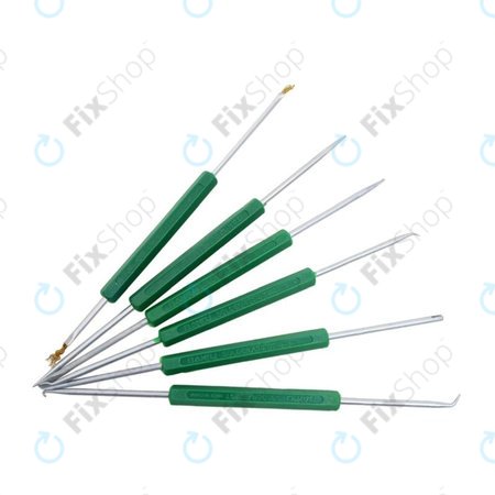 Baku BK-120 - Outils de réparation de PCB et de nettoyage de circuits intégrés (6 pièces)