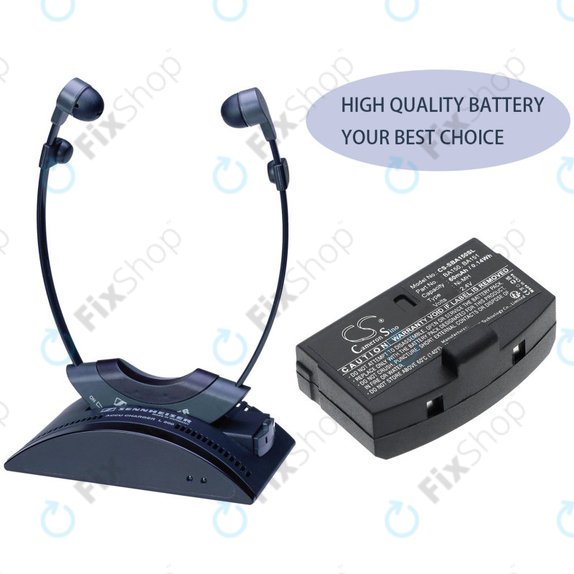 Batterie pour Sennheiser, 60mAh, Ni-MH, 2.4V, BA150, HQ