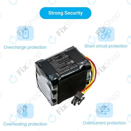 Vorwerk Kobold VR200 - Batterie 20884-1, 4NCR18650P2-C001A Li-Ion 14.4V 6000mAh HQ