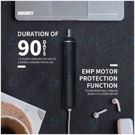 Jakemy JM-Y06 - Tournevis électrique intelligent de précision 16en1
