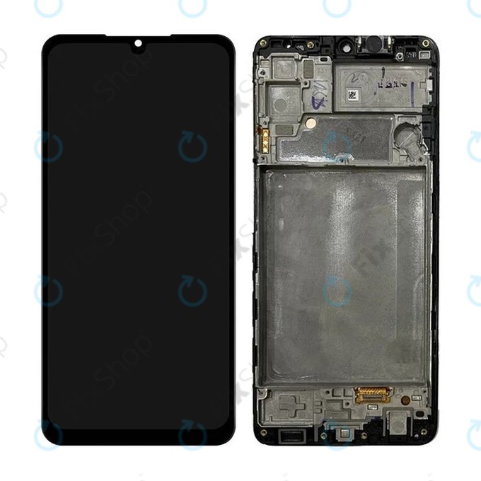 Samsung Galaxy M22 M225F - Écran LCD + Écran tactile + Cadre (Noir) OLED