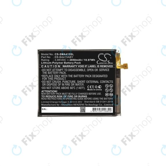 Samsung Galaxy A41 A415F - Batterie EB-BA415ABY 2850mAh HQ