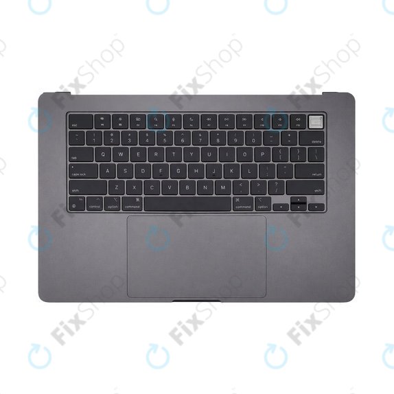 Cadre supérieur clavier pour MacBook Air 15", A3114 (2023), avec clavier US et batterie, Space Gray, 661-34895, Genuine Apple