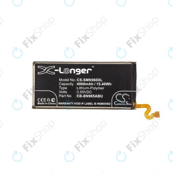 Samsung Galaxy Note 9 N960U - Batterie EB-BN965ABU 4000mAh HQ