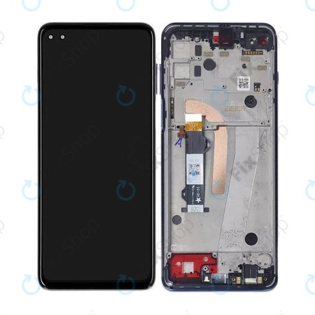 Motorola Moto G100 XT2125 - Écran LCD + Écran Tactile + Cadre (Océan Irisé) TFT