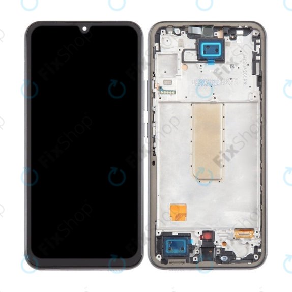 Samsung Galaxy A34 5G A346B - Écran LCD + Ecran Tactile + Cadre (Graphite) TFT