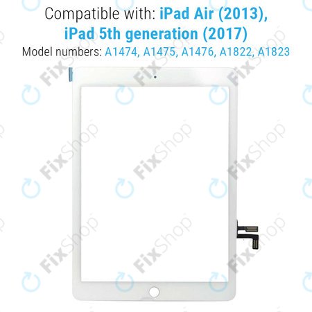 Apple iPad Air, iPad (5e génération 2017) - Écran tactile (Blanc)