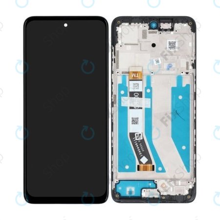 Motorola Moto G73 - Écran LCD + Ecran Tactile + Cadre (Black) - 5D68C22272 Genuine Service Pack